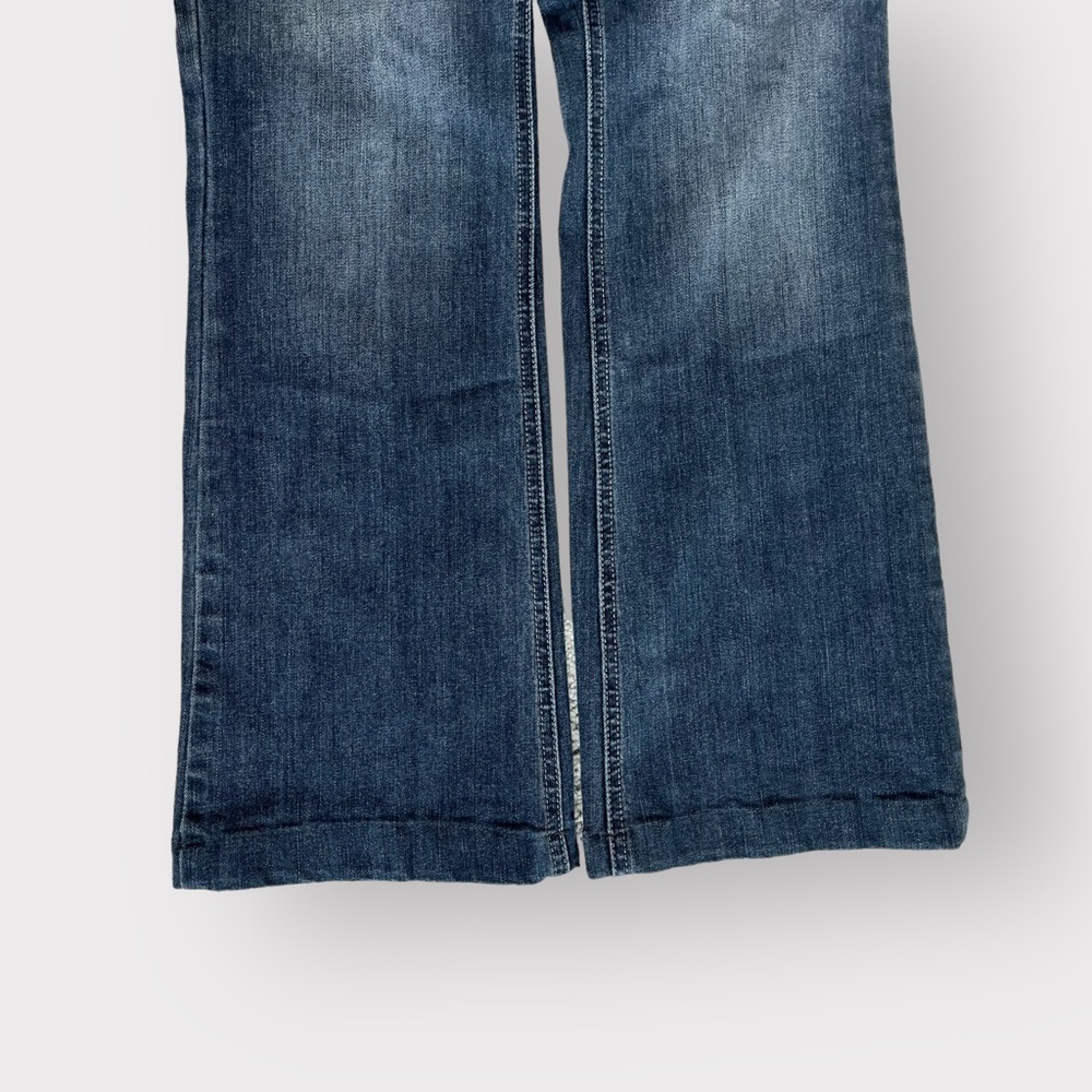 Cache Cheetah Print Lining Embellished Dark Blue … - image 6